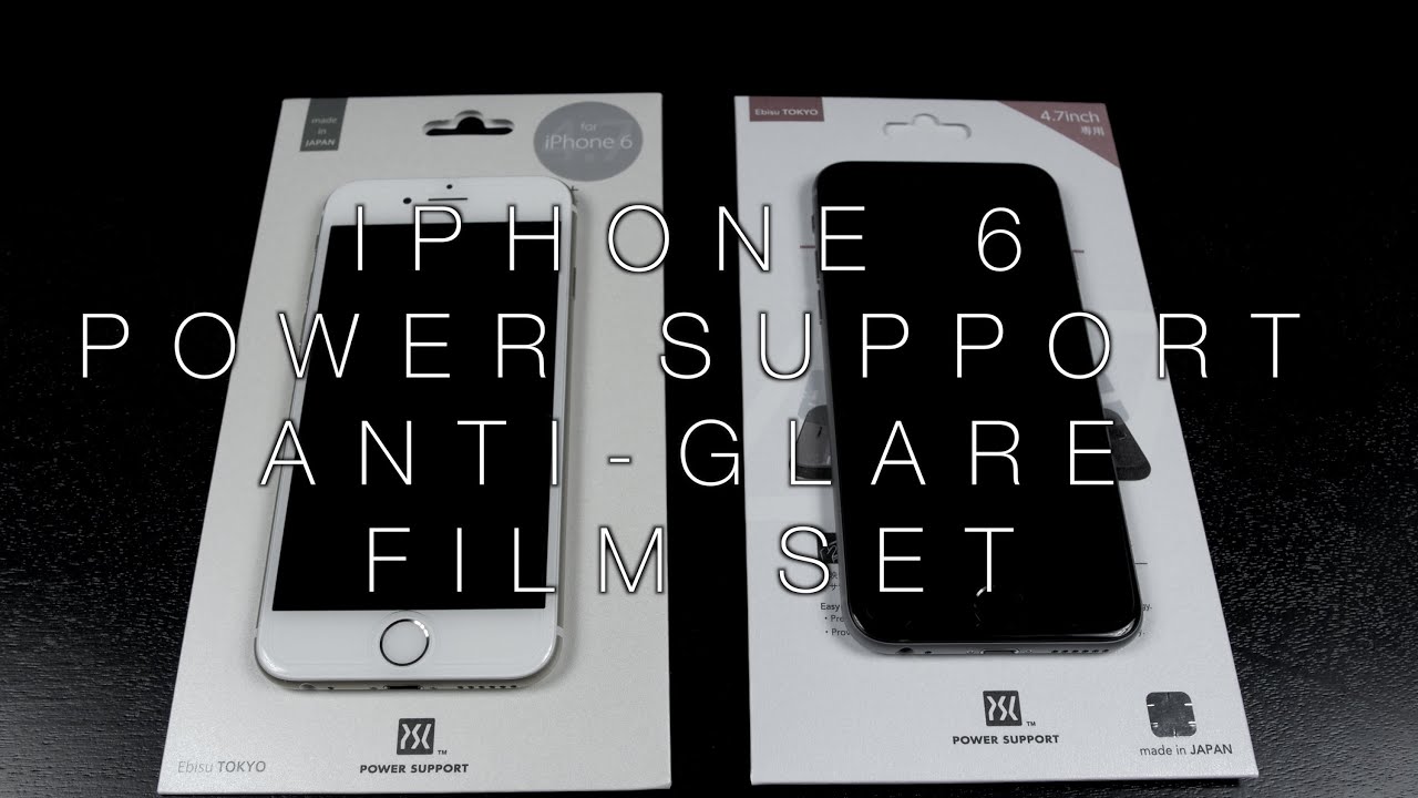 Power Support iPhone 6 Anti Glare Film Set Review!