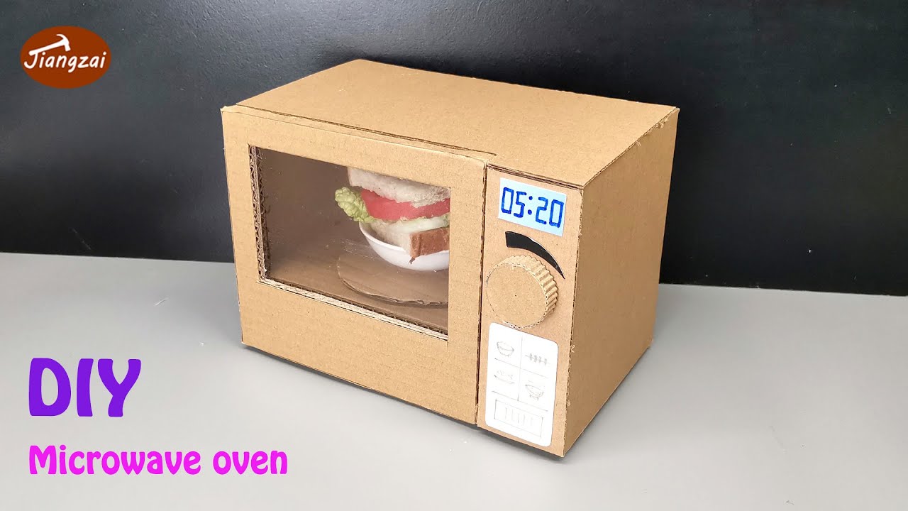 How to make Mini Microwave oven from cardboard