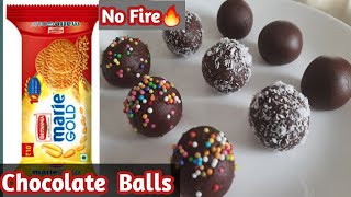 Easy Sweet without Fire | Marie gold Biscuit Chocolate Balls | 2 Min Sweet for kids | Thanks kitchen screenshot 4