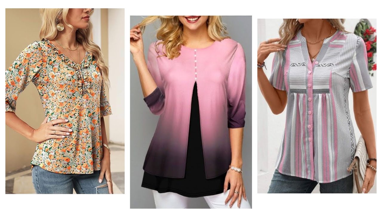 BLUSAS DE MODA PARA MUJERES 2025 #topideas