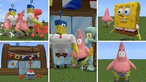 Spongebob ADDON 3D [Bikini Bottom Mod for Minecraft PE/BE