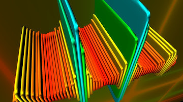 Magic music visualizer -- 3D spectrum demo #2