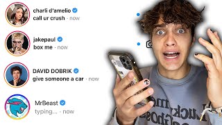 DM'ing 100 FAMOUS TIKTOKERS AND ASKING FOR A DARE (they respond)