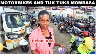 Extremely Cheap Motorbikes and Tuk Tuks prices in Mombasa Kenya 🇰🇪.