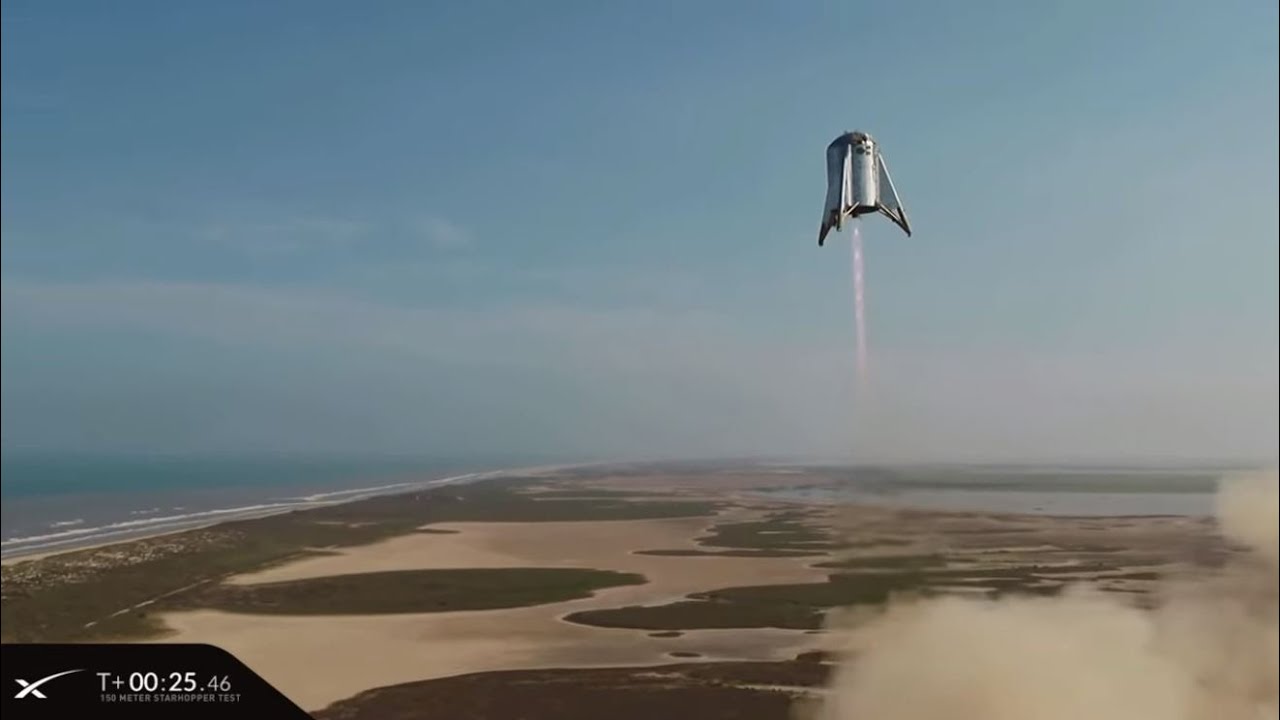 Корабль Starhopper от SpaceX поднялся на высоту 150 метров: как это было. Второй полет Starhopper. Фото.