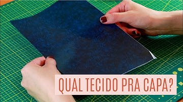 Qual TECIDO posso usar pras CAPAS DOS CADERNOS? | MEMO RESPONDE