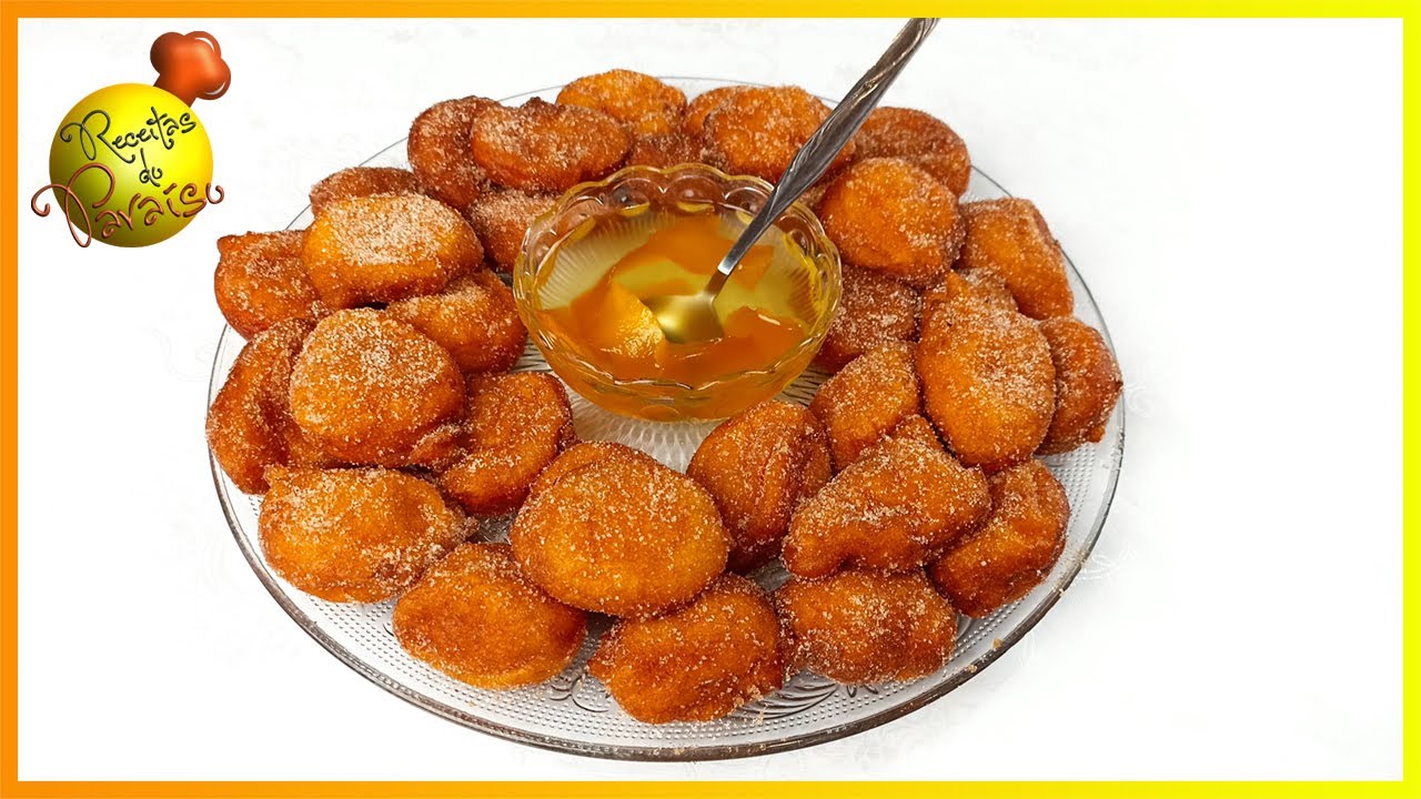 SONHOS DE CENOURA/BILHARACOS/FILHOSES  | 🍎  Receitas do Paraíso