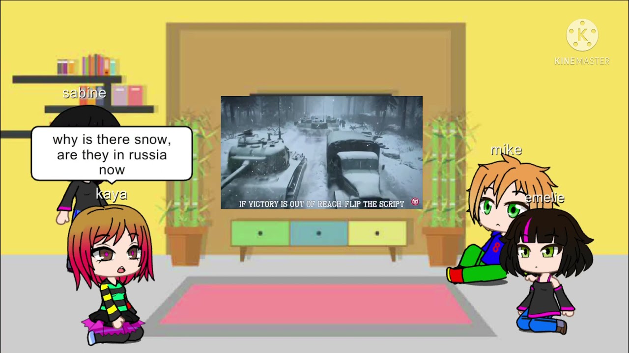 My ocs react to CoD WW2 and WoT rap