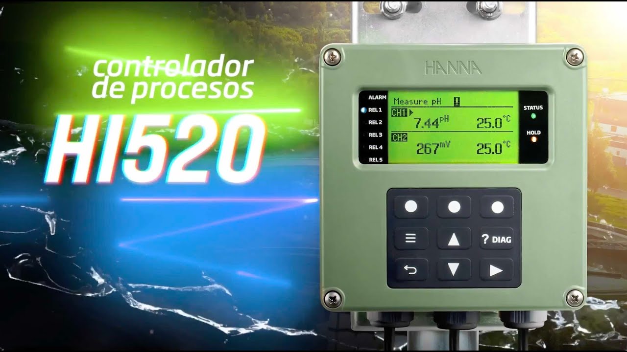 Nuevo controlador universal de procesos con doble canal - HI520 - YouTube