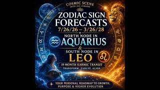 Gamechanger! Astrology Forecast 2026–2028 for North Node in Aquarius | South Node in Leo