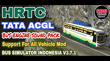 HRTC SUPER FAST TATA ACGL  BUS Engine Sound pack ll SUPPORT FOR  ALL VEHICLES MOD  V3.7.1