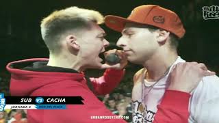 Cacha Vs Sub Minuto A Sangre Fms Argentina Letra En La Descripción