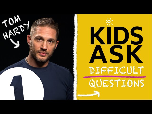 "What's the naughtiest thing you've ever done?":  Kids Ask Tom Hardy Difficult Questions