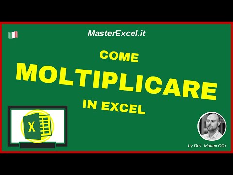MasterExcel.it | La Moltiplicazione Excel - per moltiplicare su Excel usa il simbolo asterisco: *