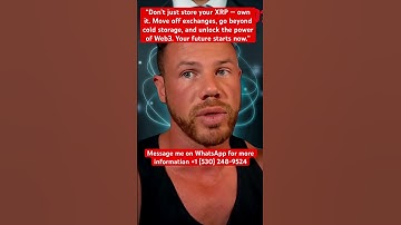 “Exchanges and cold wallets aren’t enough. Secure your crypto the Web3 way. #XRP #Crypto