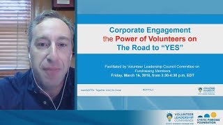CF Foundation | 2018 VLC: Corporate Engagement, Get to YES