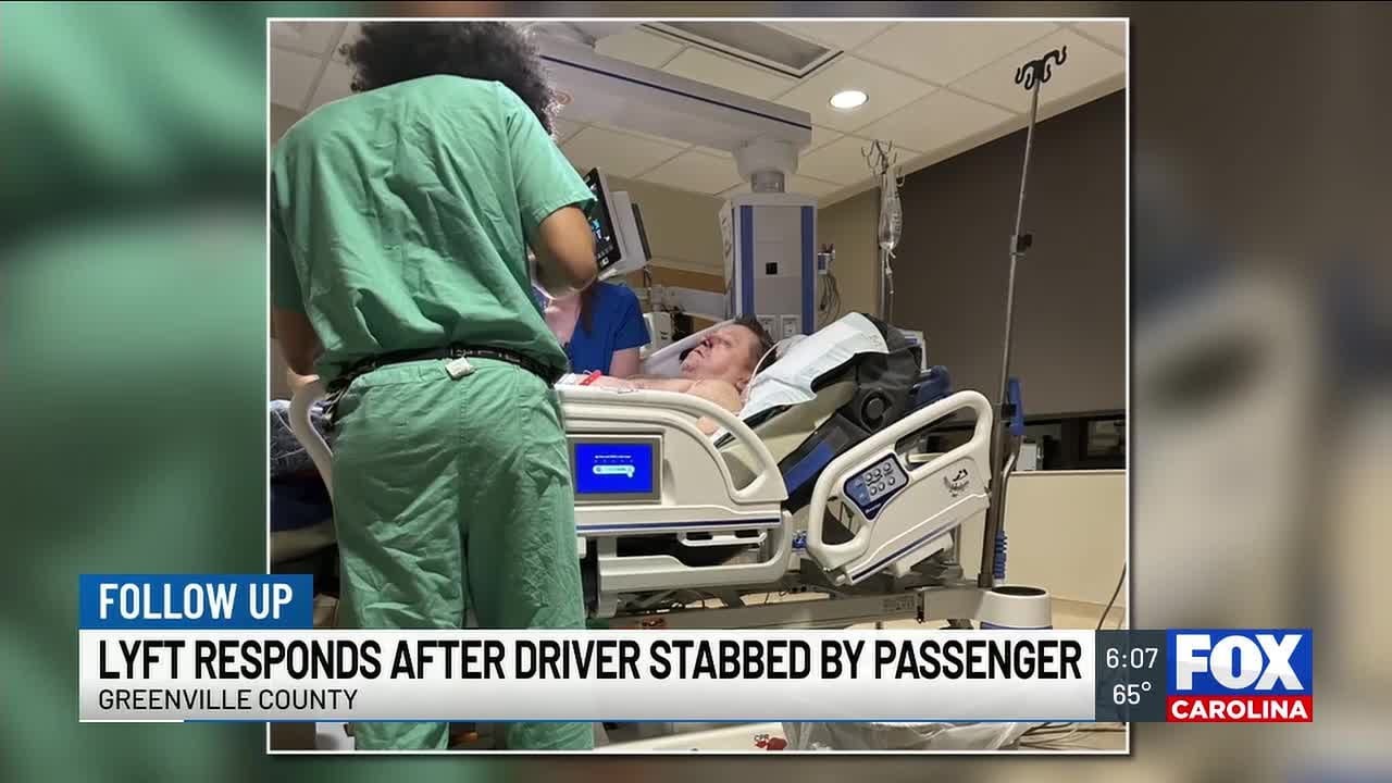 Lyft responds after driver injured in stabbing - YouTube
