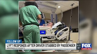 Lyft responds after driver injured in stabbing