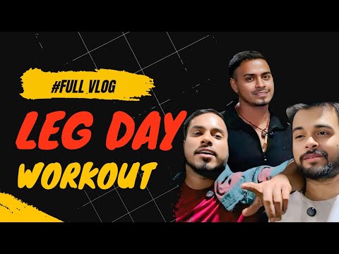 🔥 Full Leg Day Vlog | Friends Gym Workout | FitShyam - YouTube