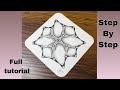 Calm Your Mind With Zentangle Pattern | Drawing Tutorial For Beginners