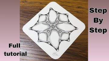 Calm Your Mind With Zentangle Pattern | Drawing Tutorial For Beginners 