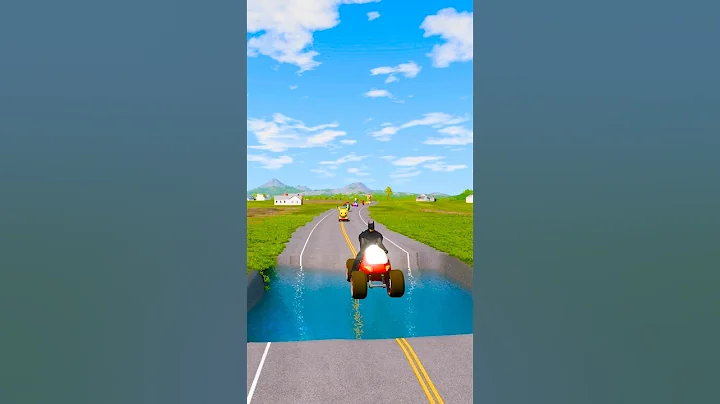 FUNNY AND CRAZY CARS VS WATER PIT #shorts | Pulse Range