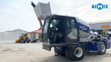 How Does A 3.5Cubic Meters Self Loading Concrete Mixer Work?