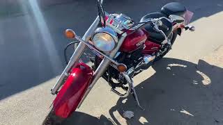 Yamaha drag star 400 classic красный Кэнди