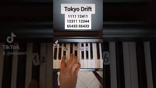 Tokyo Drift (piano tutorial)