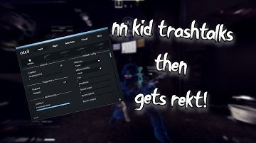 NN Kid Trashtalks Then Gets Rekt! | OTCv3 Free Config! | 1v1 Highlight #11