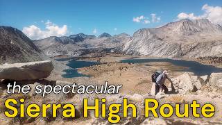 Sierra High Route solo traverse | August 2025