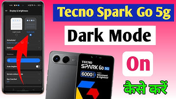How to enable dark mode in all tecno mobile | tecno spark go 5g me dark mode kaise kare | dark mode