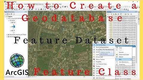 How to Create a File Geodatabase, Feature Dataset and Feature Classes in ArcGIS