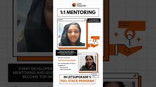 A quick inside to LetsUpgrade's 1:1 Mentoring session - LetsUpgrader Sulaiha Shahema Ansari 🔥