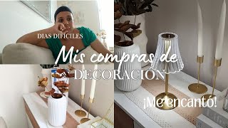 ME BLOQUEÉ MENTALMENTE 😞 MIS COMPRAS DE DECORACIÓN PARA MI HOGAR 😍 #decohogar #decohome 