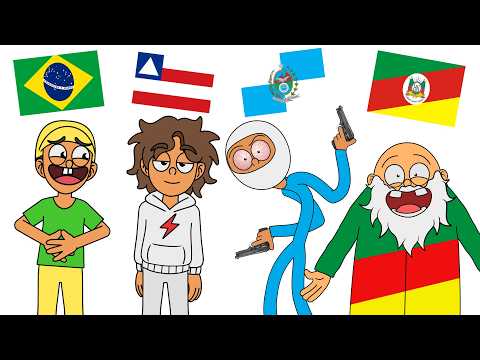 Portuguese VS Bahian VS Carioca VS Gaucho