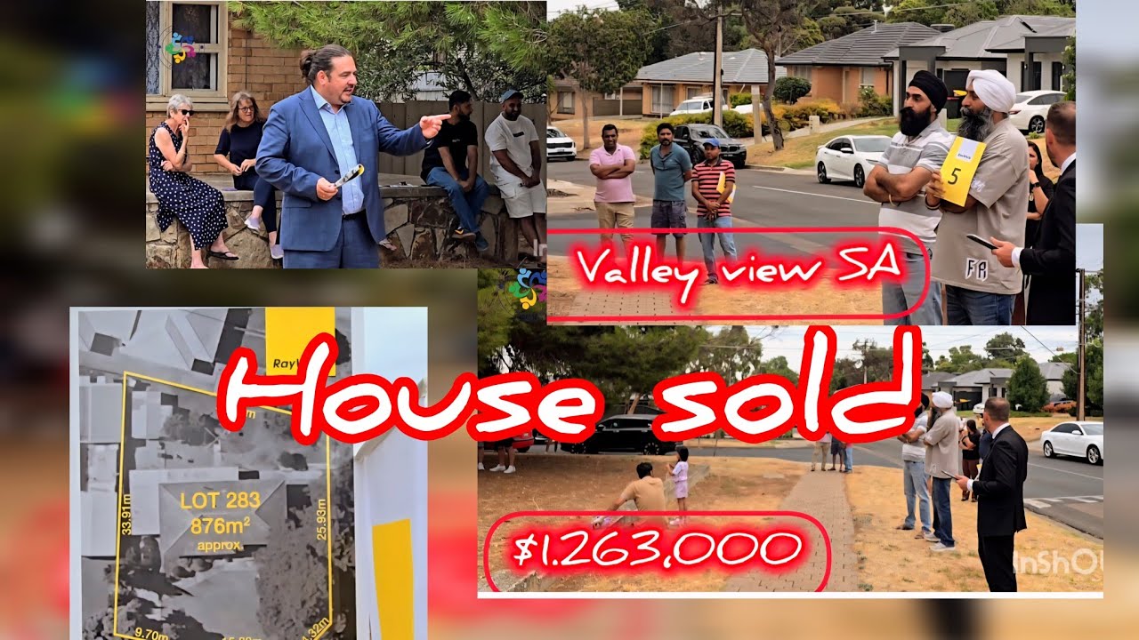 Another house sold on Auction today for almost $1.3 milion in valley view SA.