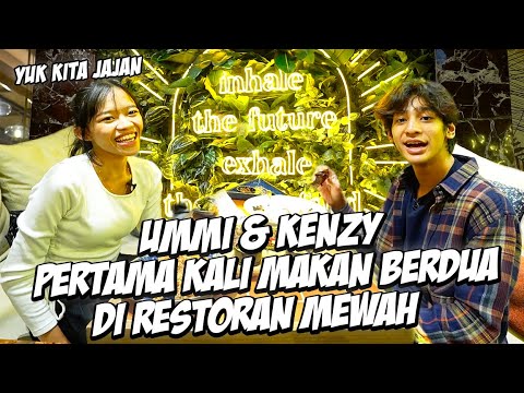 UMMI & KENZY PERTAMA KALI MAKAN BERDUA DI RESTORAN MEWAH.. ROMANTIS BANGET