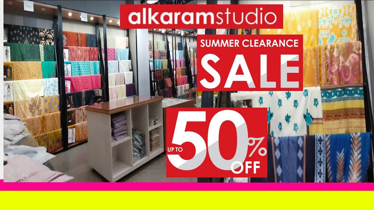 Alkaram Summer clearance sale 2022 Alkaram sale today Alkaram new