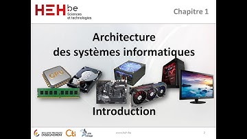 Chapitre 1 - Introduction - (Architecture des systèmes informatiques)