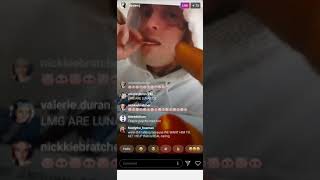 Abba/London IG Live (Jan 14 2020) Abba watches Aaron Carter Live