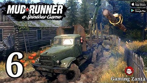 MUD RUNNER Mission 06 - CRANE OPERATOR | Gameplay Walkthrough Part 6| Gaming Zanta