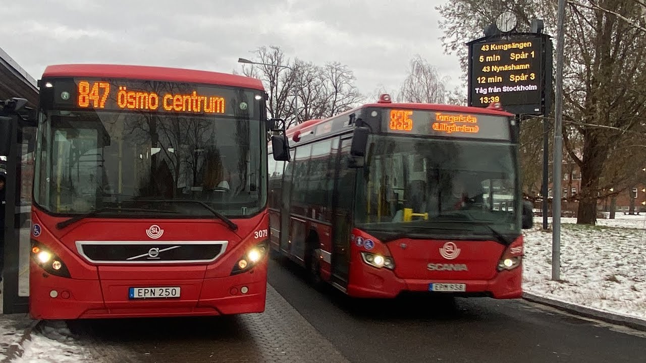 Stockholm till Nynäshamn med bara Lokalbussar!