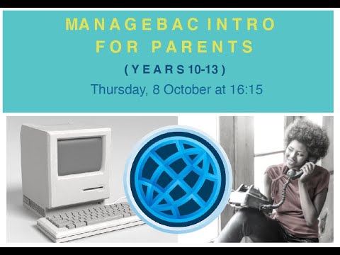 Managebac Intro for Parents Years 10-13