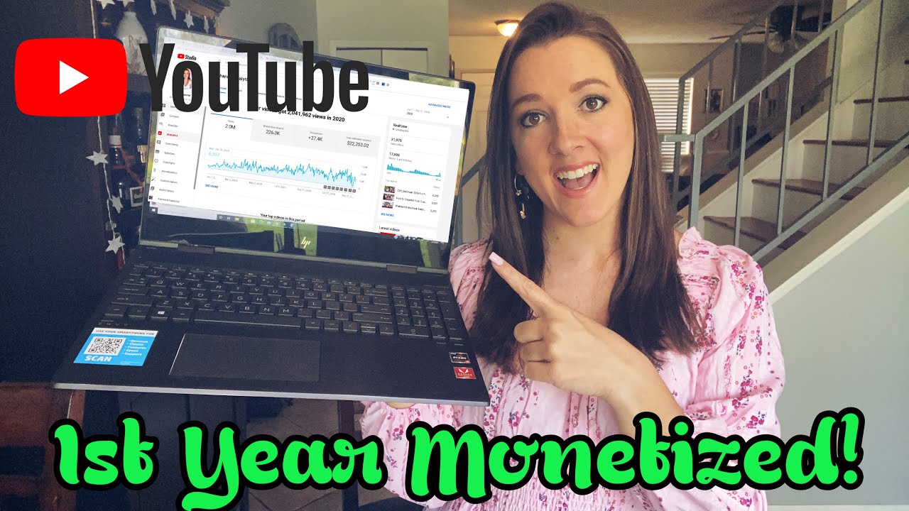 How Much I Made My First Year Monetized on Youtube! - YouTube