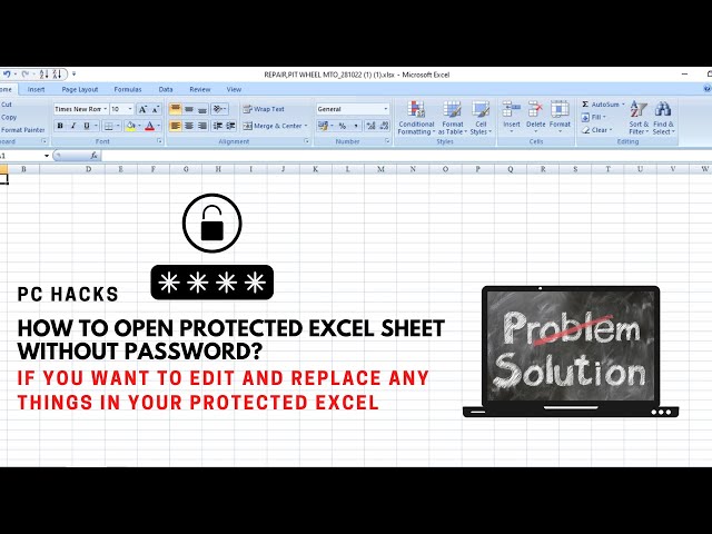 HOW TO UNPROTECT EXCEL SHEET class=