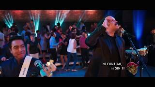 Video thumbnail of "Angeles Azules ft Pepe Aguilar  Ni contigo Ni sin ti LETRA"