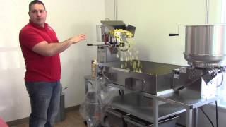 How to pop popcorn in large machines