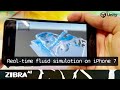 Real-time fluid simulation beta launch on iPhone 7. Made with Unity3D. Zibra Liquids