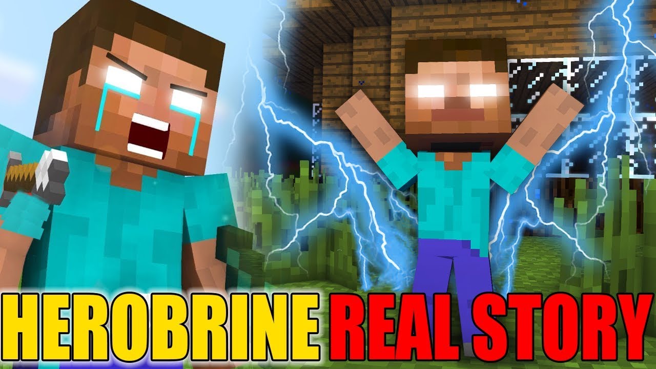 Monster School Herobrine Life Part 1 The Real Story Minecraft